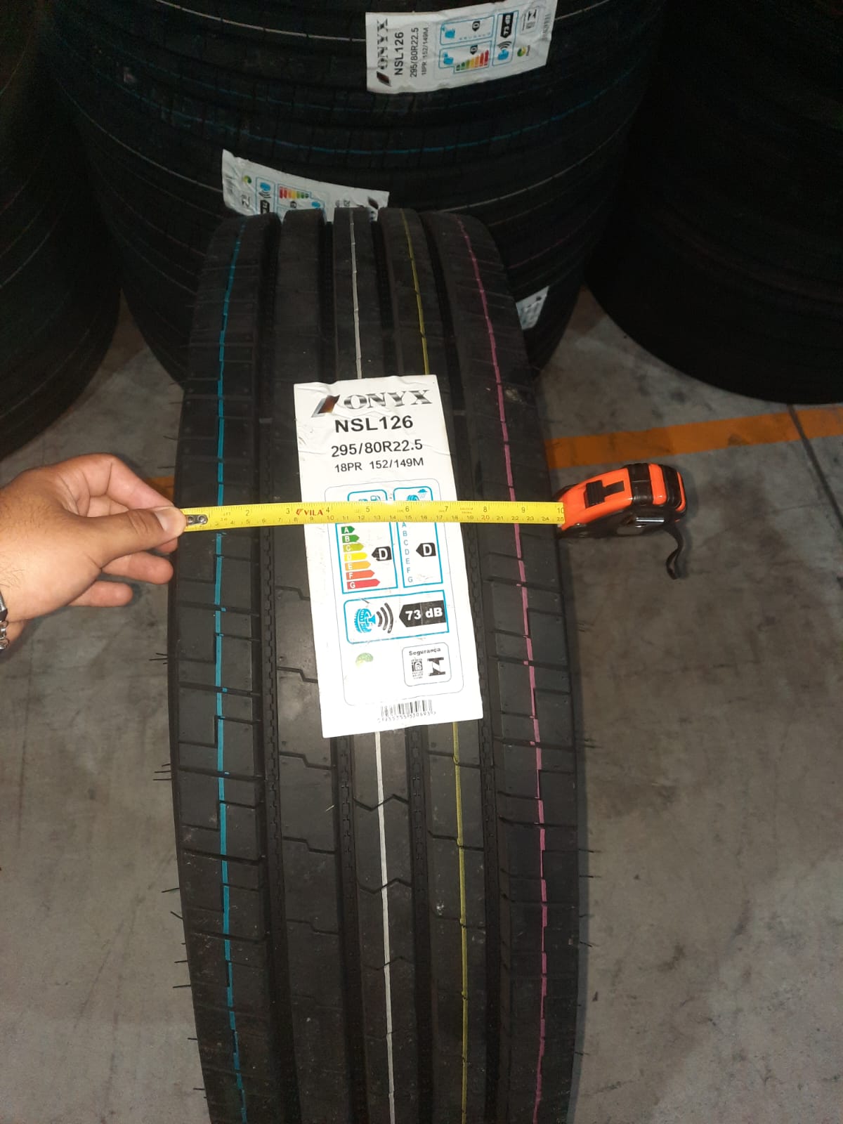PNEU ONYX 295/80R22.5 18PR 152/149M TL NSL126 - Imagem 6